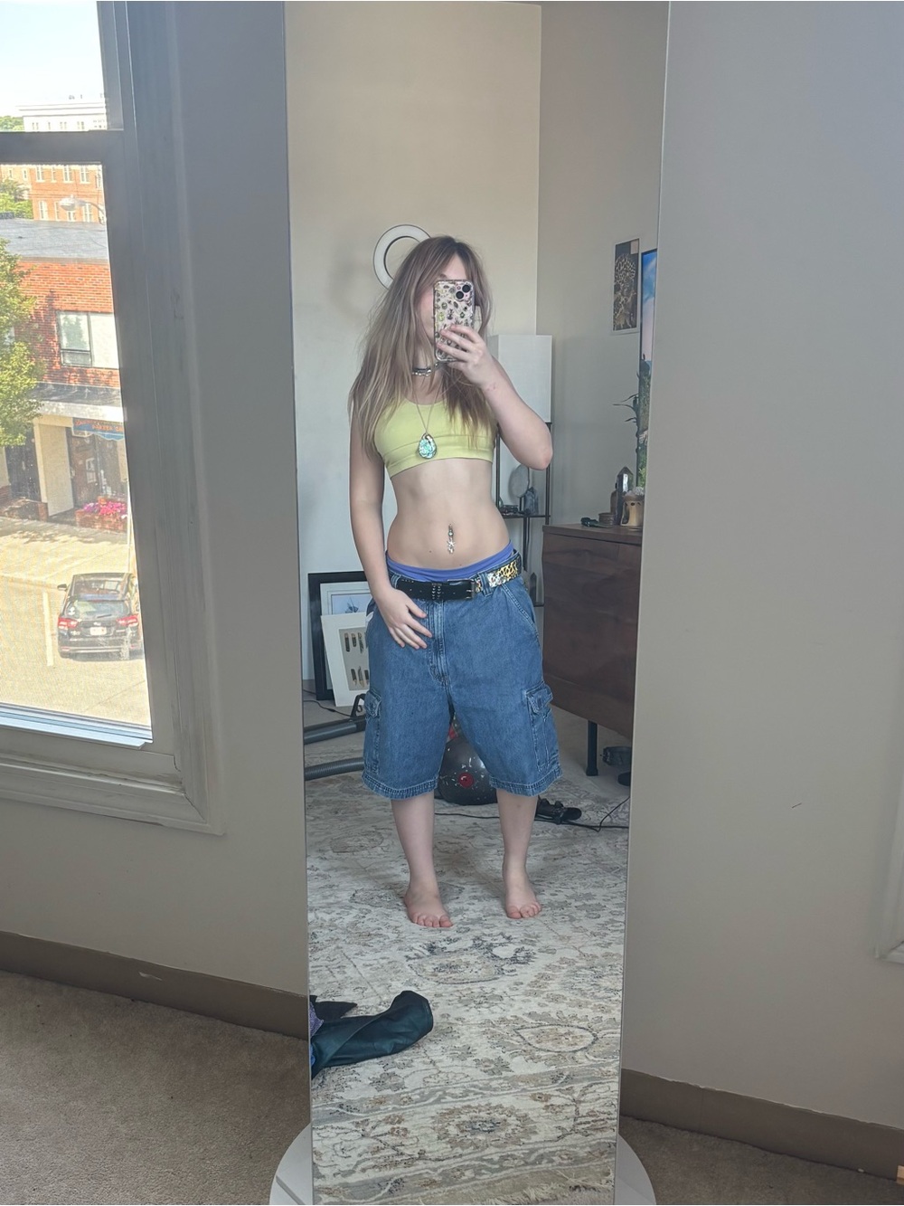 Wrangler Blue Denim Jean Shorts